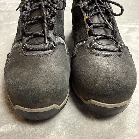 Ariat Men's Composite Toe Work Shoes Size 9 Black Gray ASTM F2413-18 - Picture 3 of 10